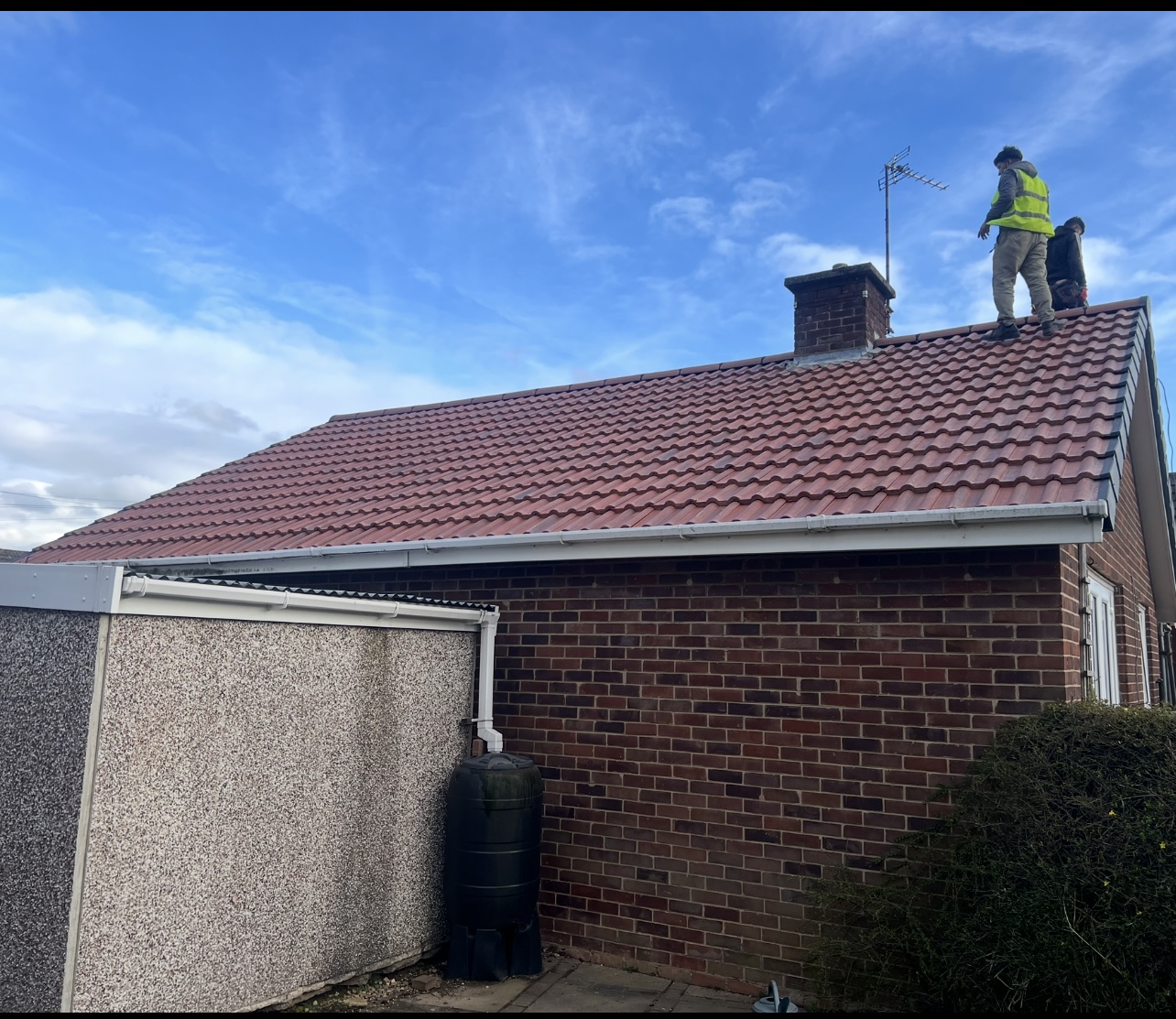 Red tiled roof — First Choice Roofing project