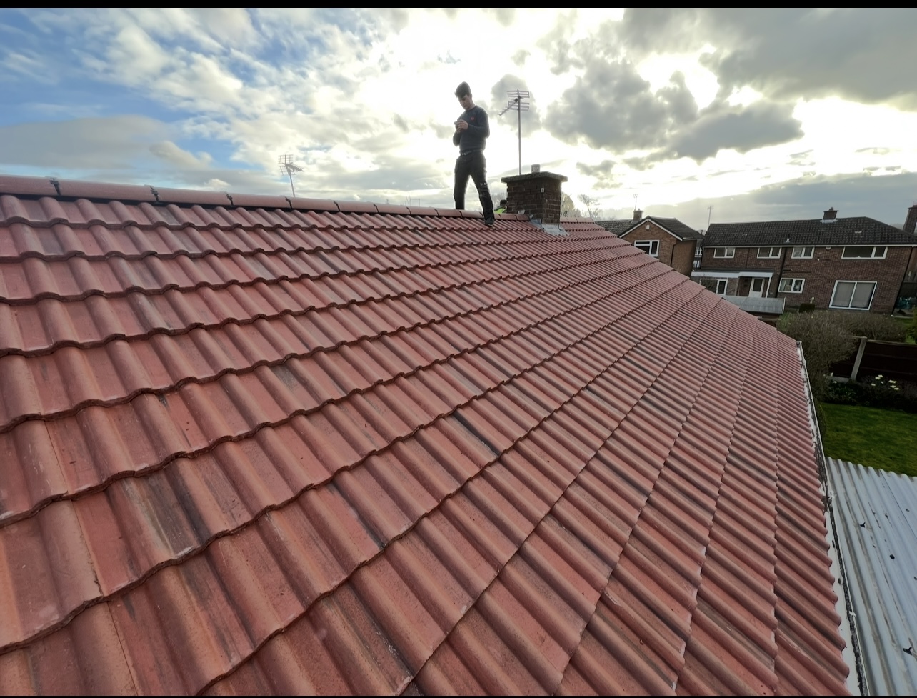 Red tiled roof — First Choice Roofing project